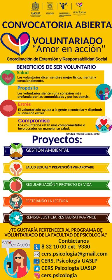 UASLP invita a participar en voluntariado “Amor en acción”