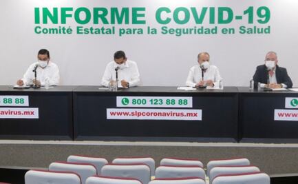 Dos muertes y 148 casos nuevos de Covid-19 en SLP al corte de este domingo