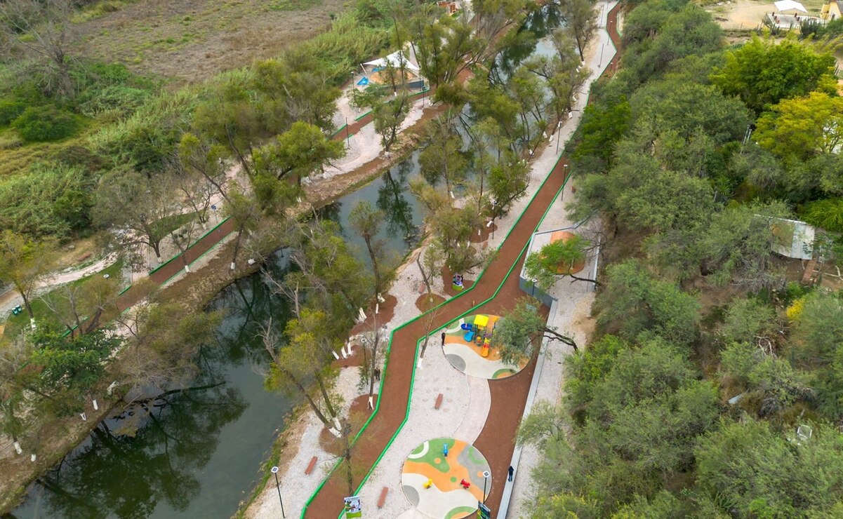 Parque lineal más grande de México. Foto: Especial