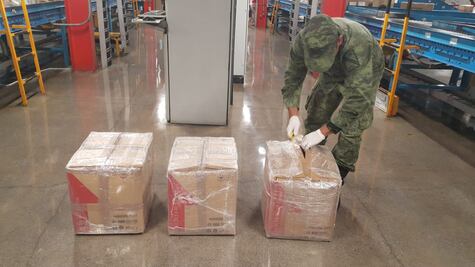 Aseguran 60 kilogramos de marihuana en aeropuerto de SLP