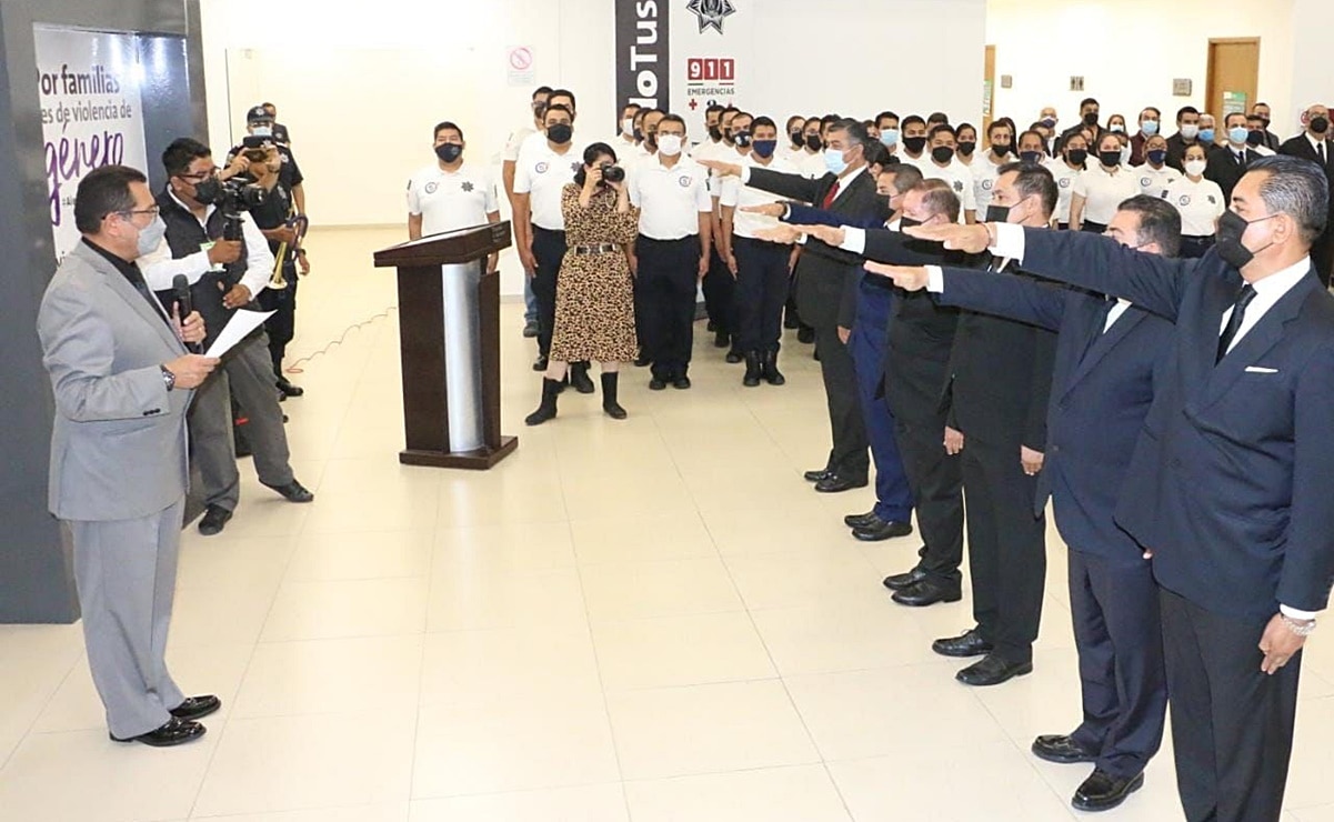 Titular de SSP en SLP toma protesta a nuevos directores de corporación estatal