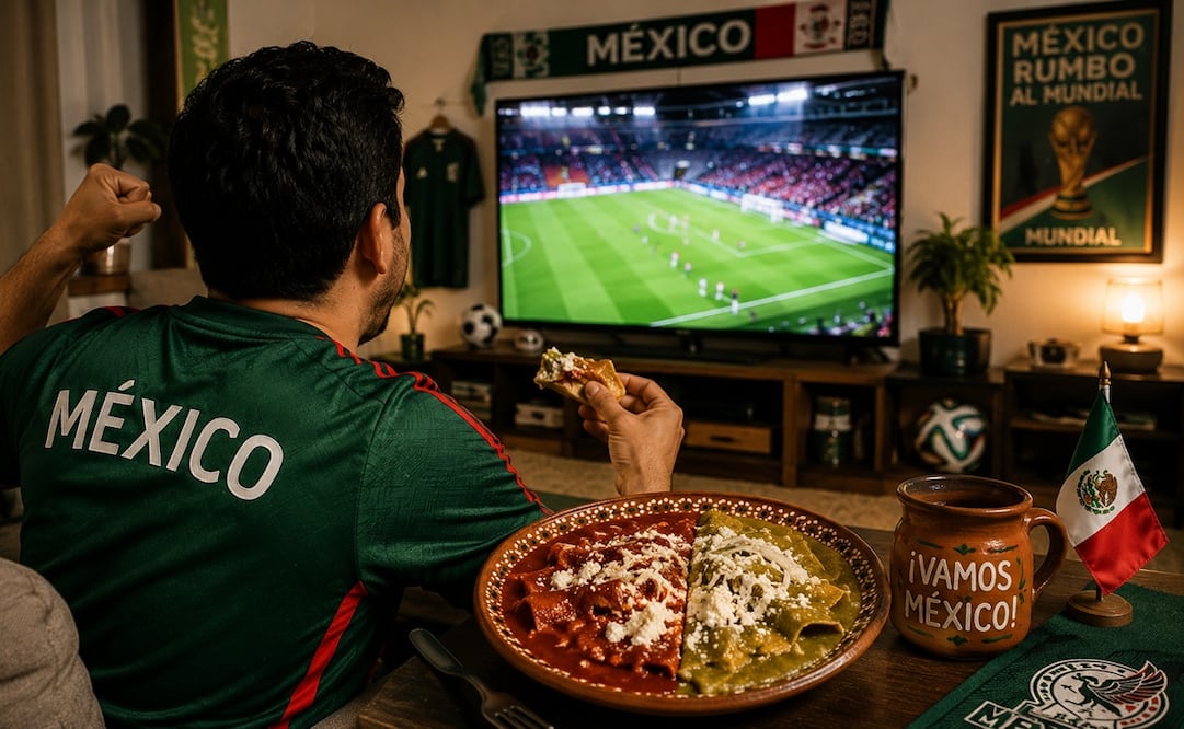 Enchiladas huastecas, así es el platillo tricolor para disfrutar durante el Mundial. Foto: IA