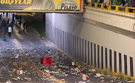 Festejos por triunfo de la Selección dejaron 18 toneladas de basura en la capital de SLP 