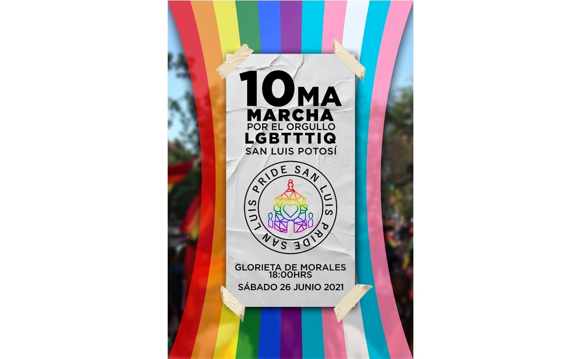 ¿Cuándo será la Marcha del Orgullo LGBTTTIQ 2021 en San Luis Potosí?