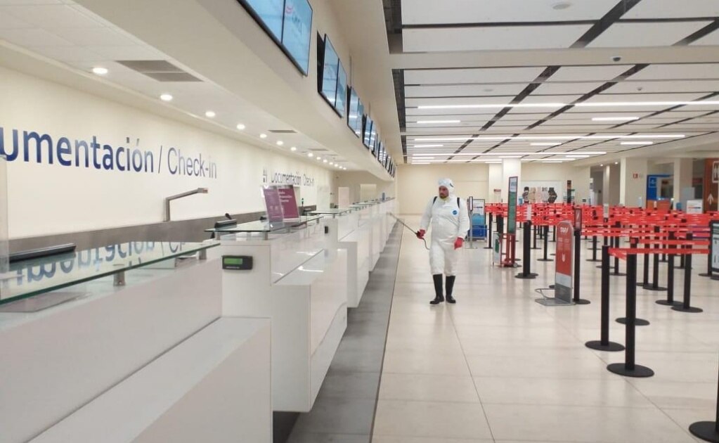 Aeropuerto de San Luis Potosí registra caída de 54.2% en flujo de pasajeros