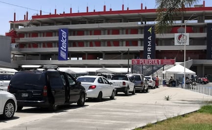 Vacunación contra Covid-19 en auto, así funciona en la capital de SLP