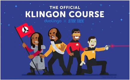 Duolingo lanza curso para aprender klingon
