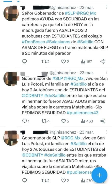 Robos y desapariciones: Cubre ola de inseguridad a la carretera Matehuala-SLP
