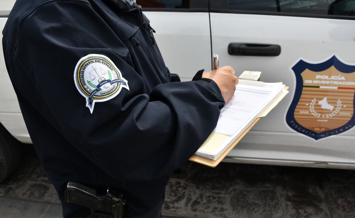 Aseguran dos vehículos con número de serie alterado en capital de SLP. Foto: Especial