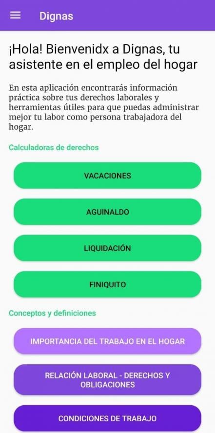 Lanzan DIGNAS, aplicación móvil que visibiliza el trabajo doméstico de las mujeres potosinas  