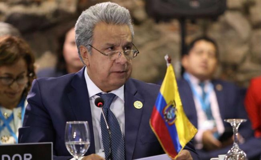 Lenín Moreno también mantendrá su agenda el domingo y se espera su retorno a Ecuador ese mismo día. FOTO: @Lenin