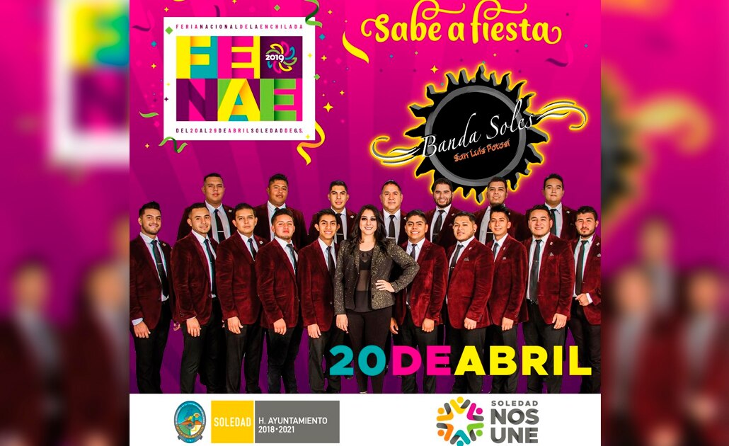Todo listo para la Feria Nacional de la Enchilada 2019