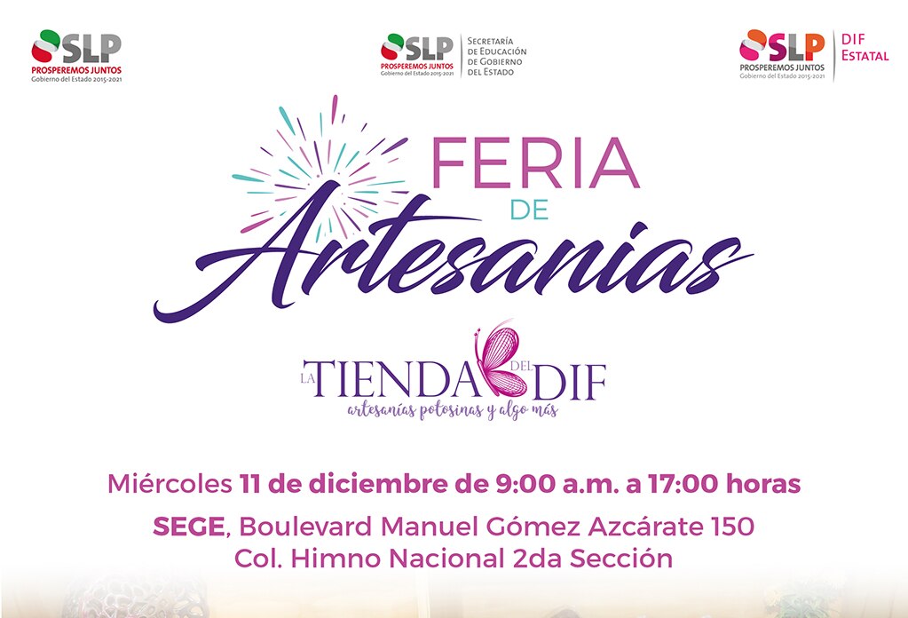 Tienda del DIF prepara dos ferias de artesanías 