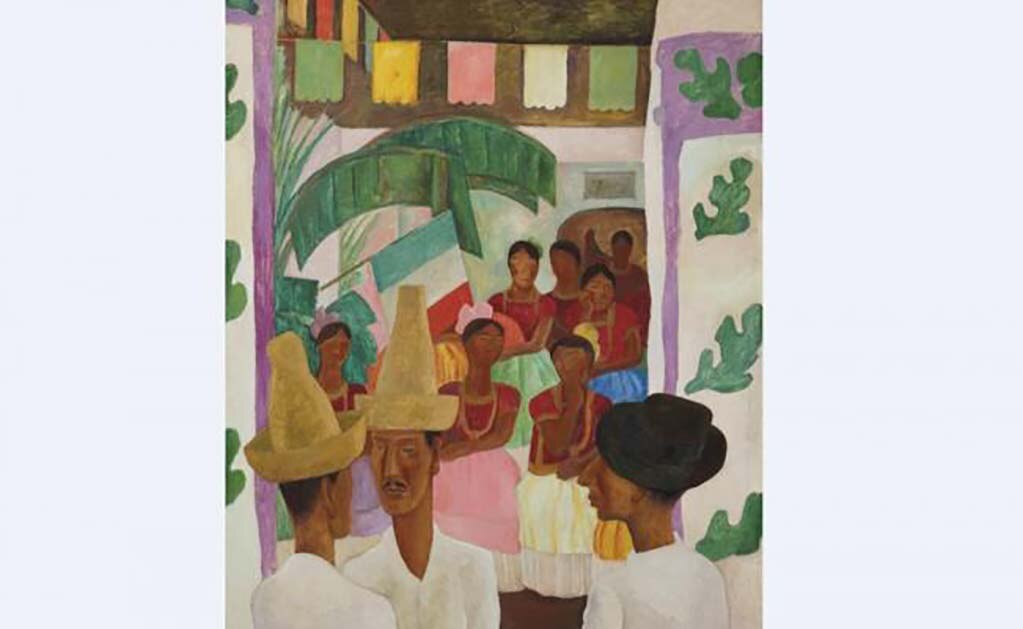 Subastarán la pintura "Los Rivales" de Diego Rivera