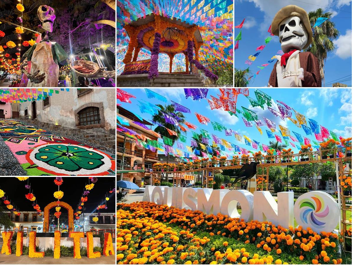 FOTOS: Así lucen los Pueblos Mágicos de SLP para celebrar Día de Muertos