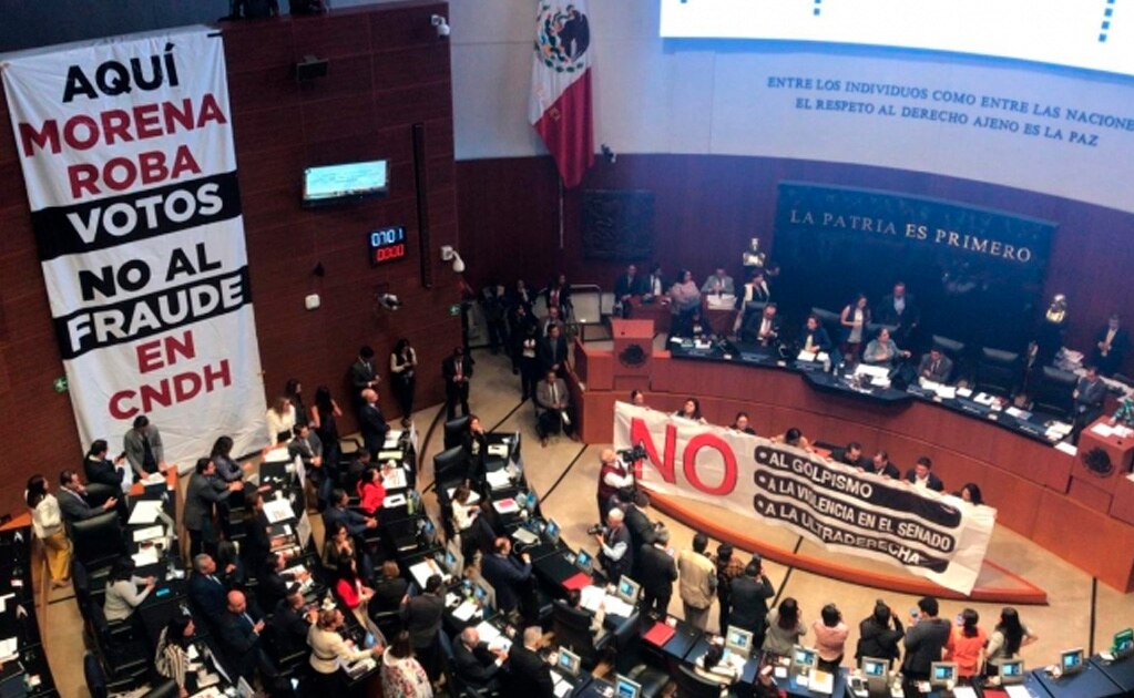 Morena no cumple reposición de elección de la CNDH; Rosario Piedra tomará protesta