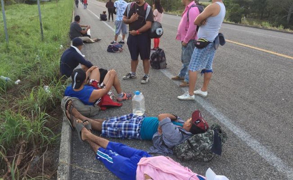 Última caravana migrante llega a Oaxaca en su camino a EU