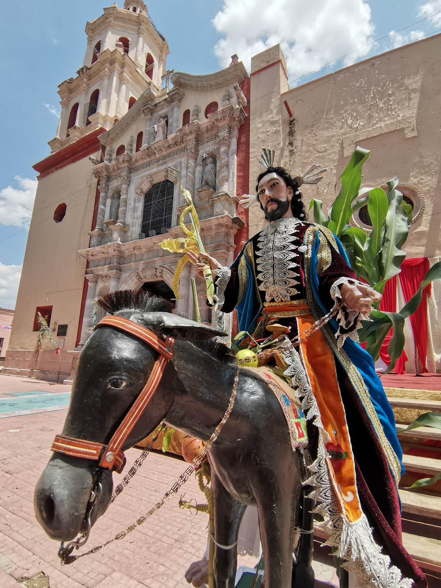 Semana Santa en Santa María del Río, SLP. Foto: Especial