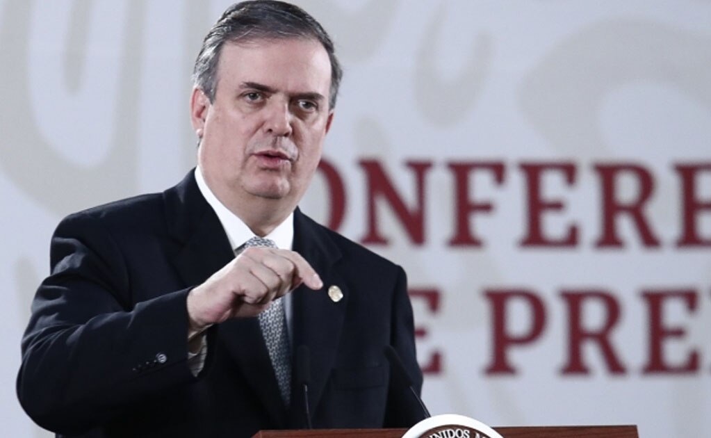 Canciller Marcelo Ebrard. Foto: Diego Simón Sánchez / EL UNIVERSAL