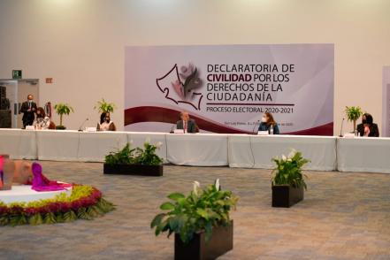 Firman actores políticos de SLP “Pacto de Civilidad” de cara a elecciones de 2021