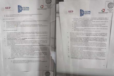 Reportan votación fantasma en el Tec Regional