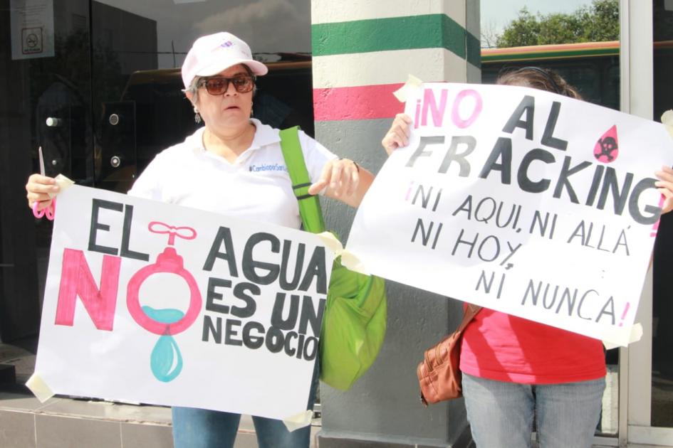ONG’s firmes contra el “fracking”