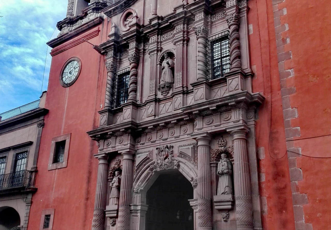 Templo de San Francisco en la capital de SLP. Foto: Especial