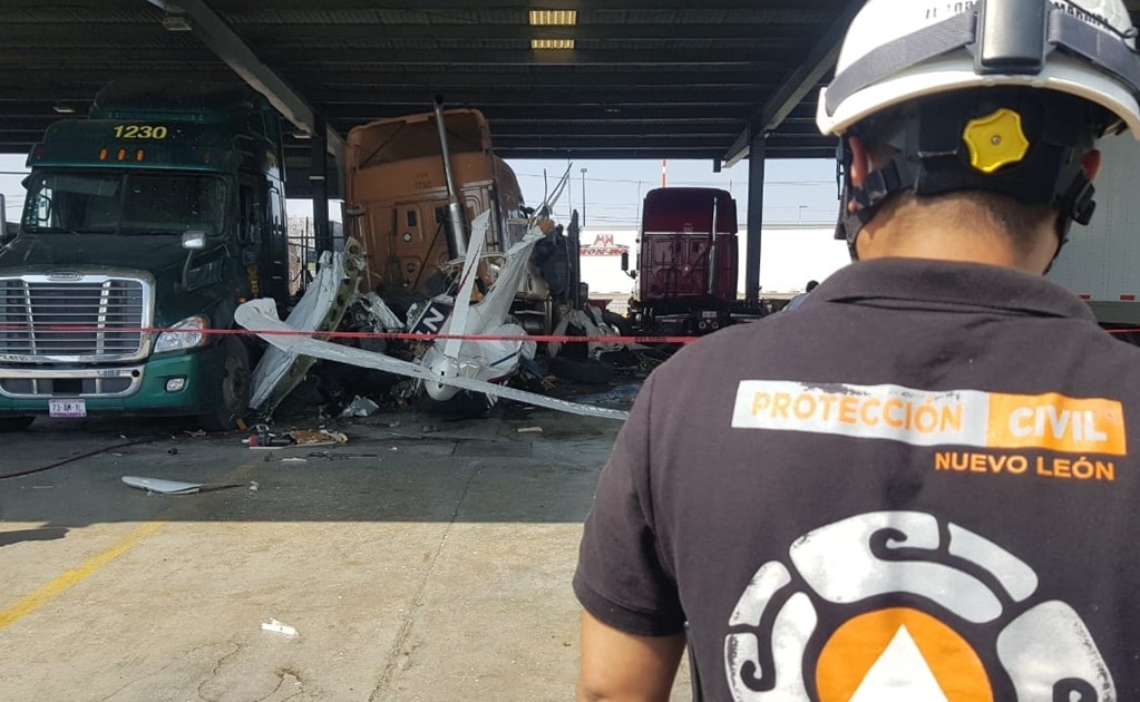 Se registra caída de aeronave en Ciénega Flores, Nuevo León