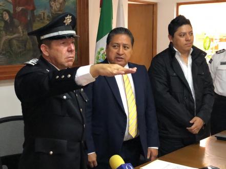 Rinde protesta José Luis Urban Ocampo al frente de la DGSPM en Soledad