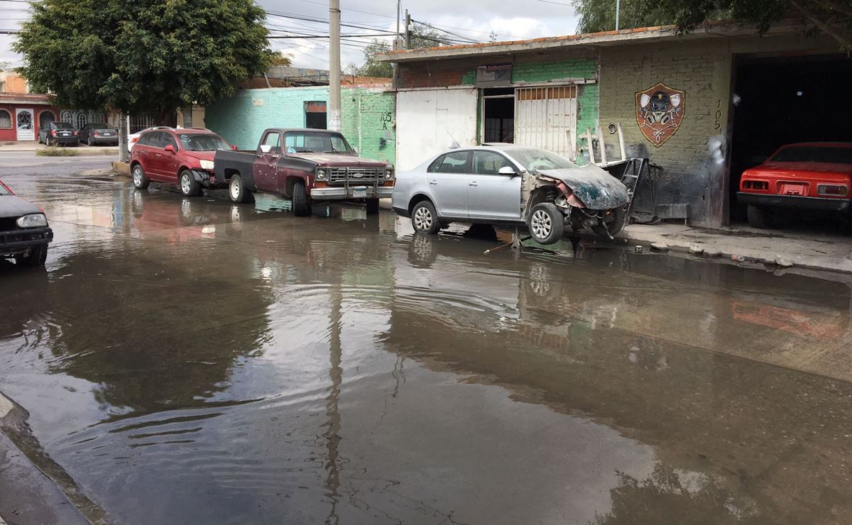 Denuncian fuga de aguas negras en colonia de Soledad; "es un foco de infección", aseguran