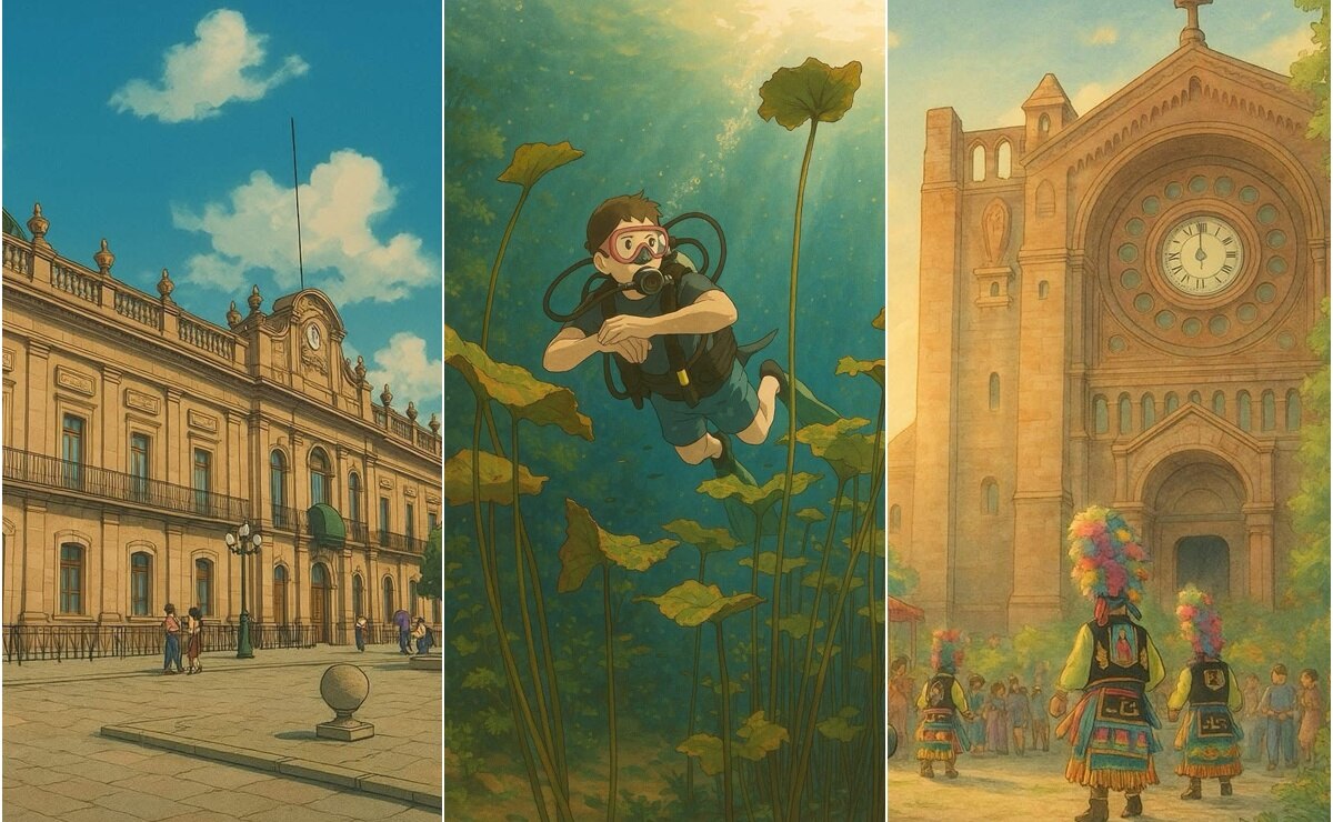 San Luis Potosí se suma a la tendencia de las imágenes al estilo Studio Ghibli. Foto: Especial