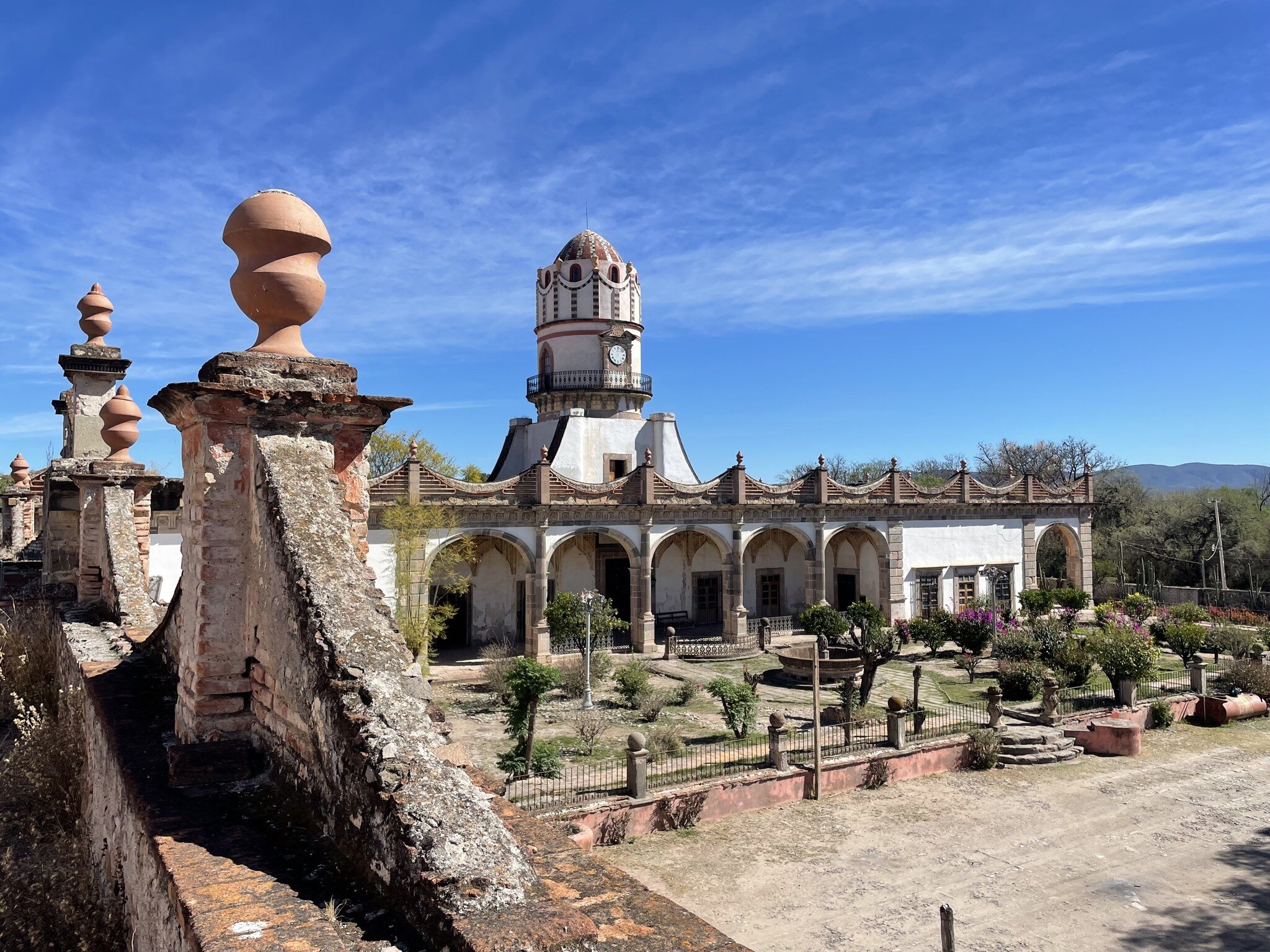 La arquitectura de esta hacienda es colonial. Foto: Facebook Hacienda Peotillos