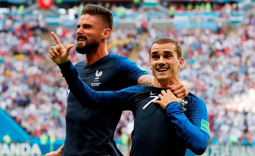 Francia se impone a Argentina y avanza a cuartos de final