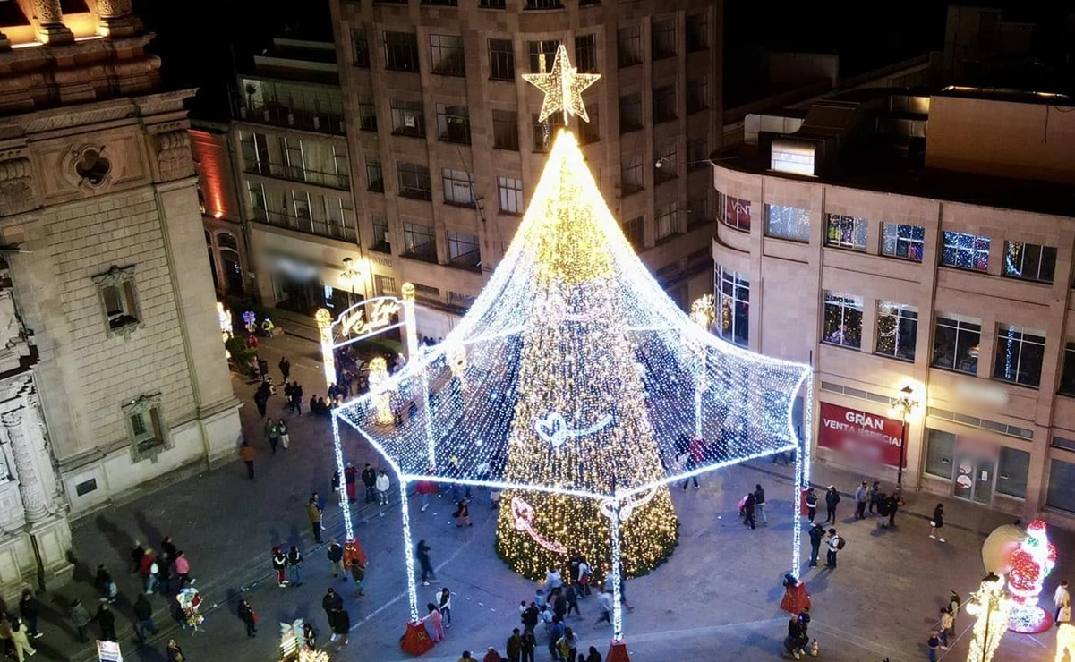 Llegó la Navidad a SLP: ¿Cuándo y dónde será la encendida del árbol en la capital?