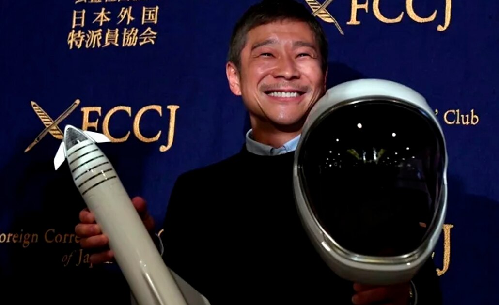 Multimillonario japonés busca mujer que lo siga hasta la Luna