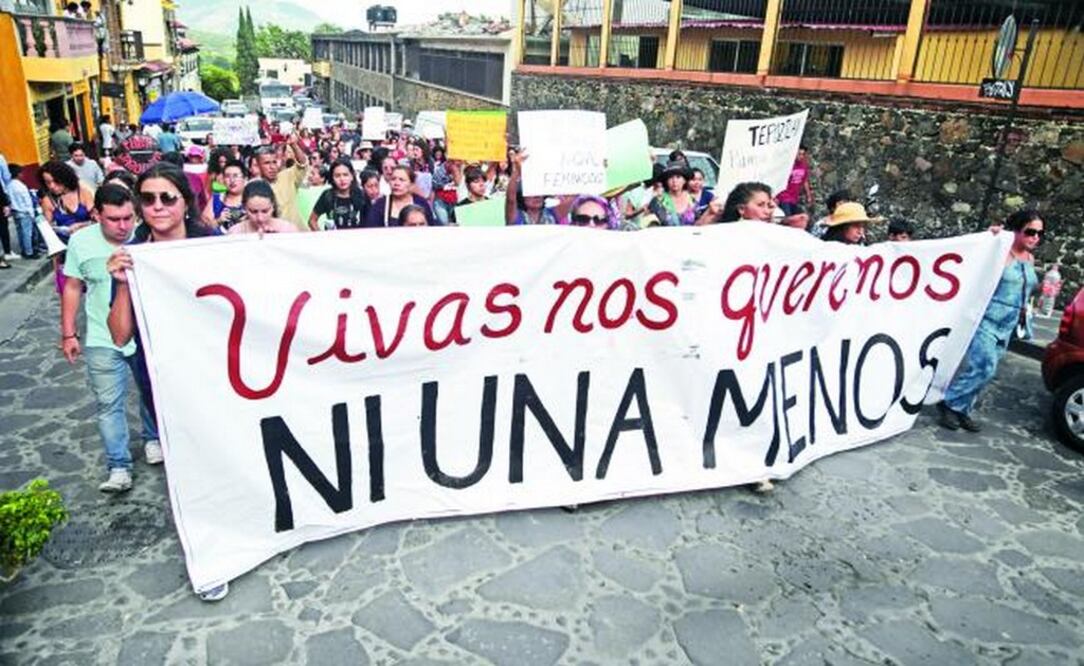 Marcha contra feminicidios en México. Foto: Archivo