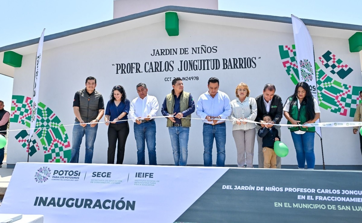 Con una inversión de más de 7 mdp en infraestructura, Gallardo transforma escuelas de SLP