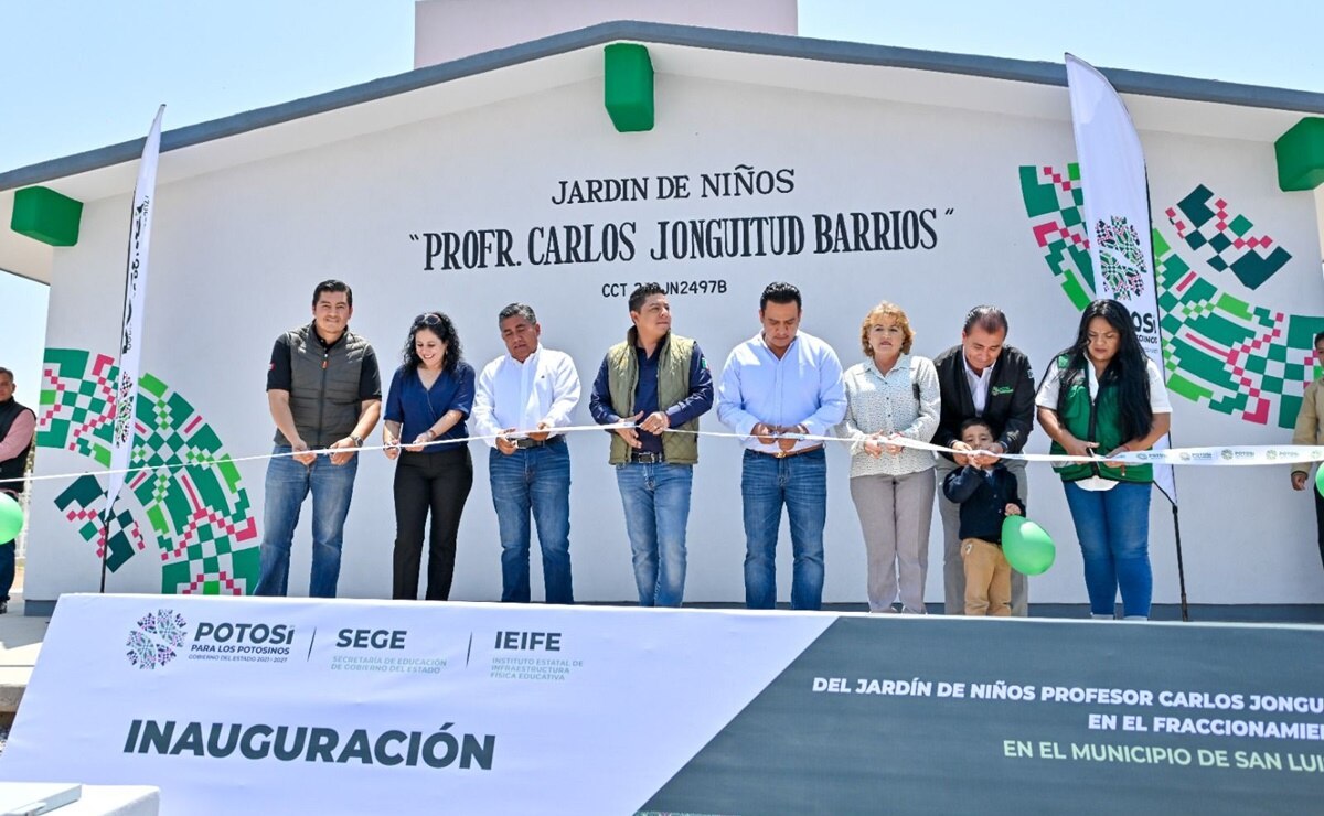 Con una inversión de más de 7 mdp en infraestructura, Gallardo transforma escuelas de SLP