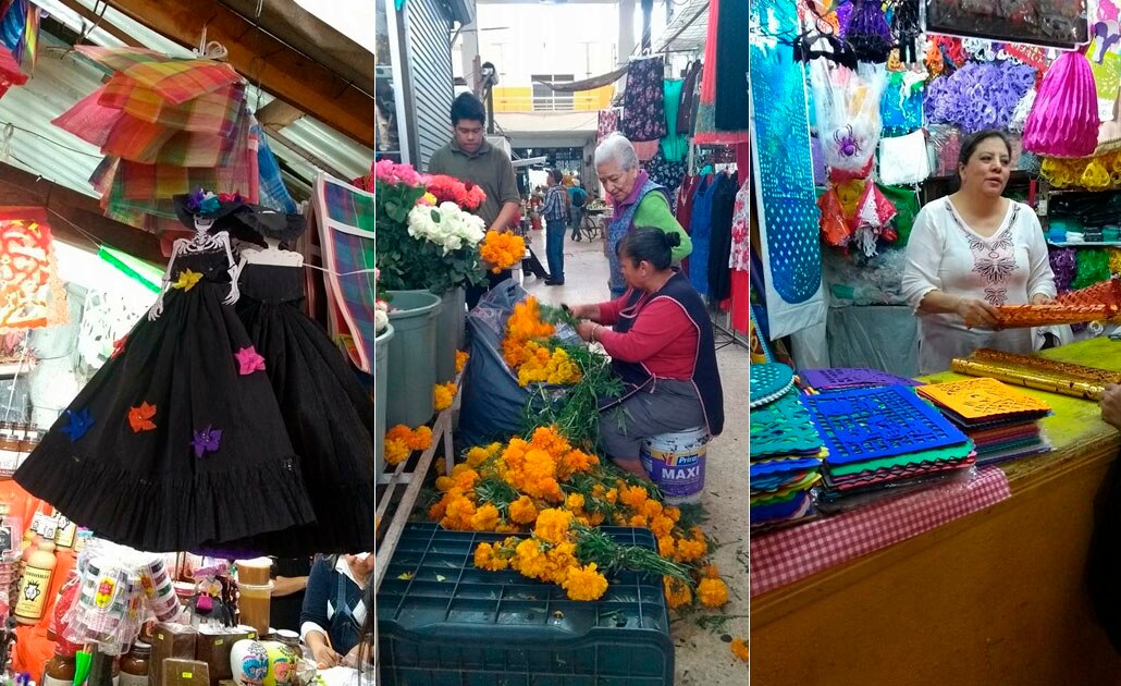 Repuntan 40% ventas en mercados por Día de Muertos 