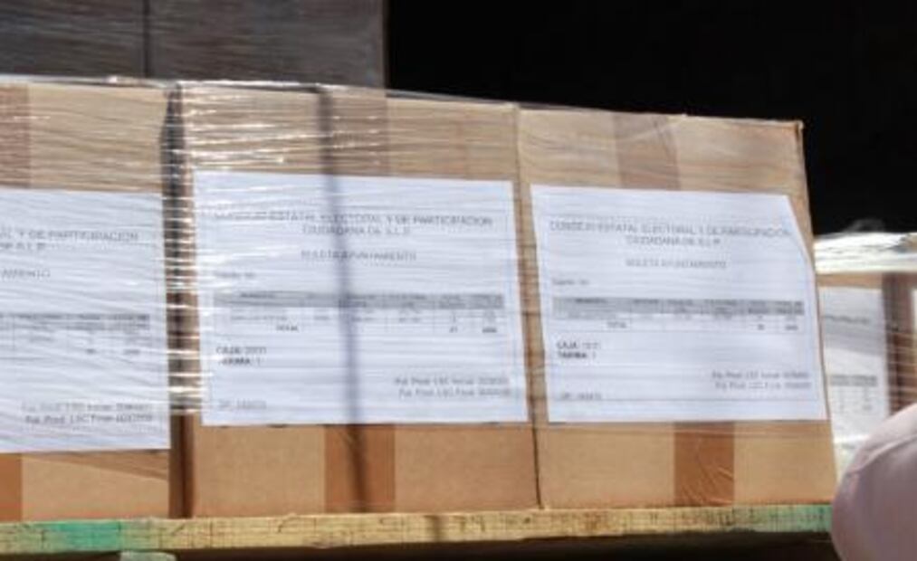 Arriban a Comité Municipal Electoral boletas para elegir alcaldía