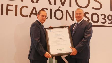 Grupo Senda recibe certificación ISO 39001 de seguridad vial