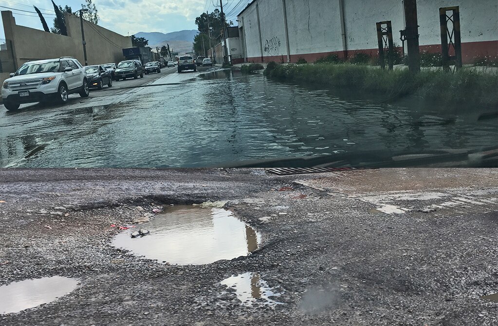 Fuga en zona hotelera, con más de un año sin repararse