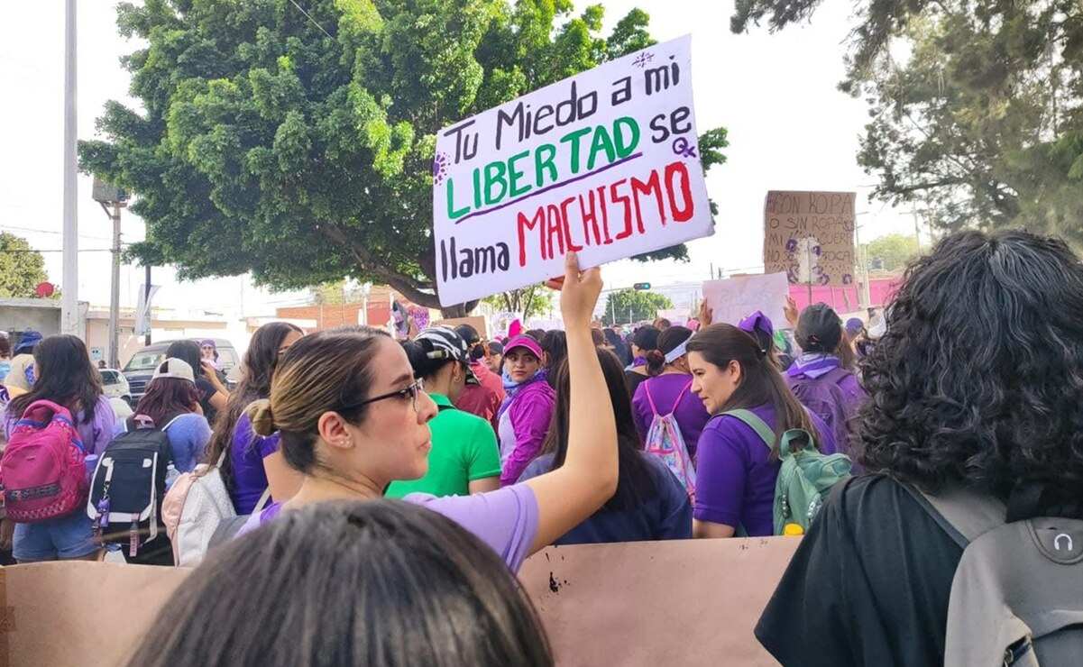 Contingentes de mujeres se reunirán en la capital de SLP para la marcha del 8M. Foto: Archivo