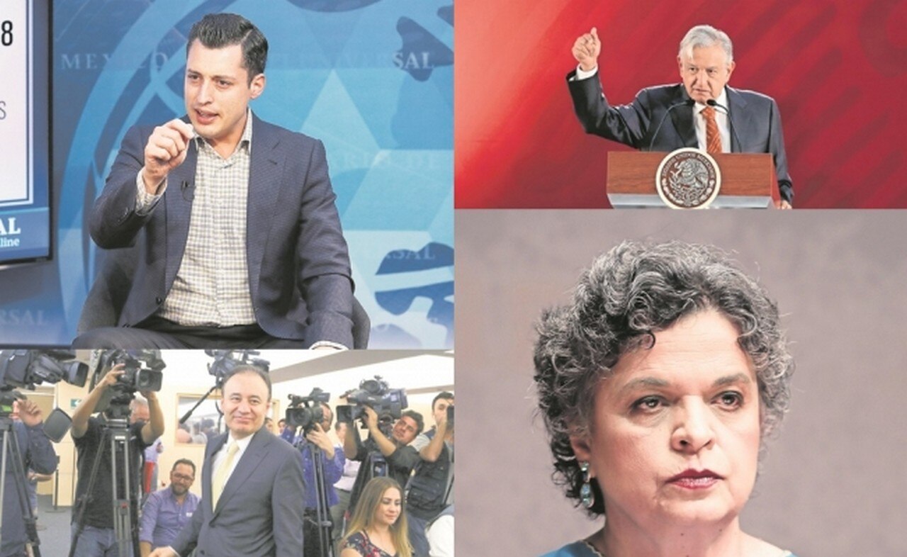 Luis Donaldo Colosio Riojas, Andrés Manuel López Obrador, Alfonso Durazo y Beatriz Paredes. Foto: Especial