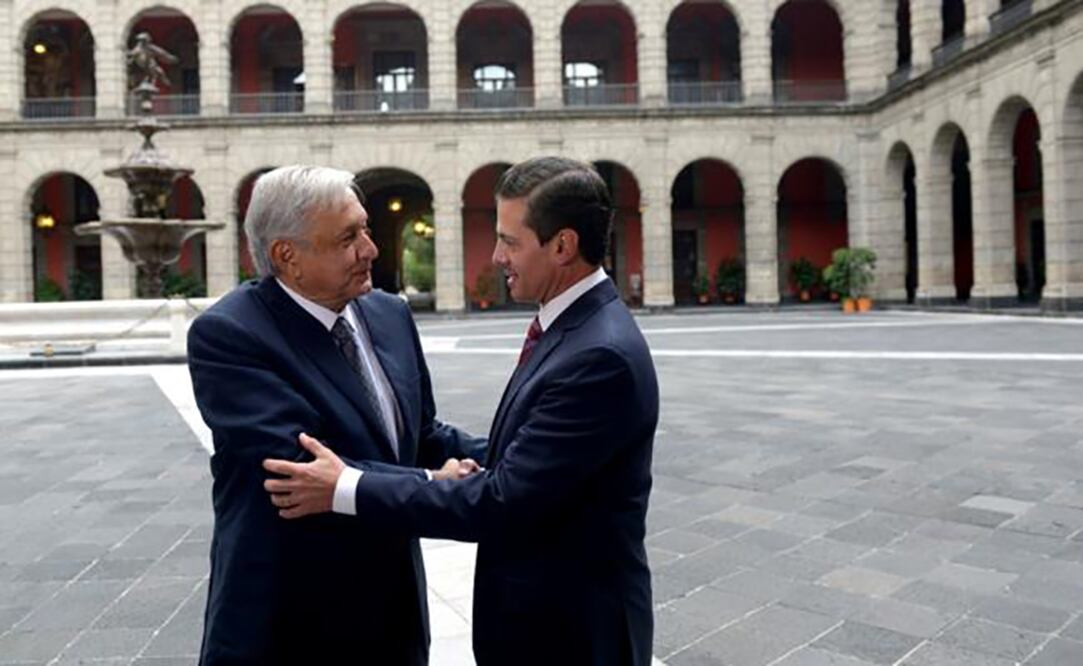 Se reúnen AMLO y Peña Nieto para hablar de la transición. Foto: Especial