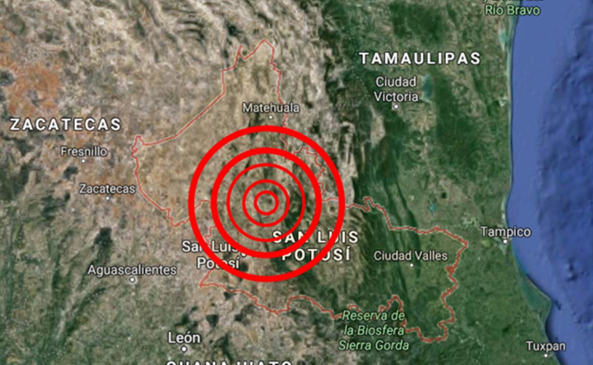 Confirman sismo de 3.7 grados a 20 kilómetros de Ciudad Valles