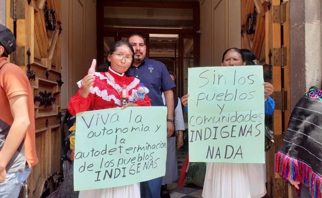 “Vemos cada gobierno que pasa no incluyen a mujeres indígenas ni nos dan voz en estos gobiernos". Foto: Regina Arellano