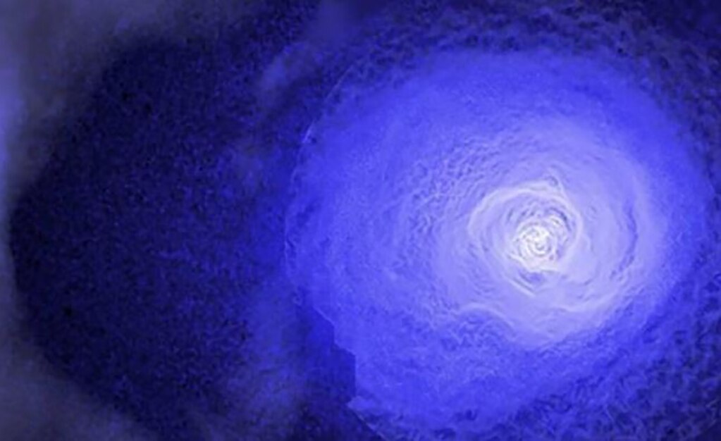 Frente frío galáctico "ataca" la galaxia de Perseo