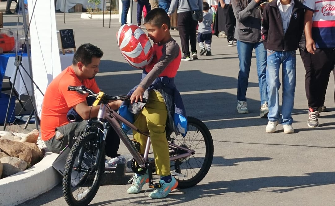 Las bicicletas compiten con el uso de la tecnología en los menores. Fotos: Jazmín Ramírez
