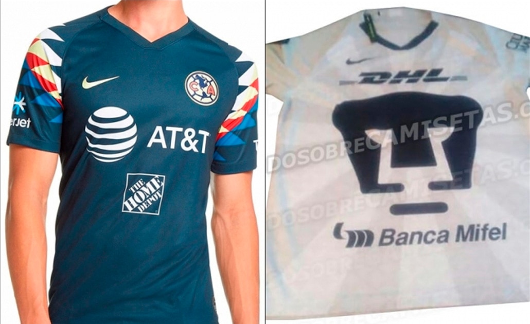 Nuevas playeras de América y Pumas se filtran